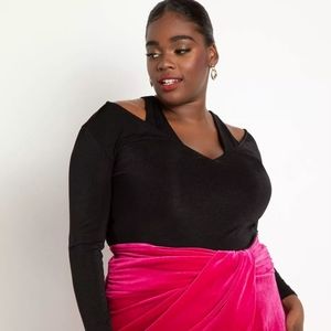 Brand New Top . Black and Stretchy , very stylish and elegant .